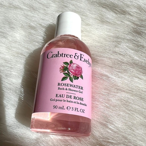 Crabtree & Evelyn ROSE WATER Bath & Shower Gel 3oz‎ Mini, Travel Size - Picture 1 of 1